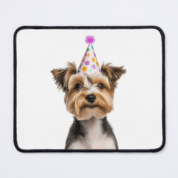 Item preview, Cute Biewer Terrier dog with Party Hat Birthday Celebration designed and sold by LazyOwlStore.