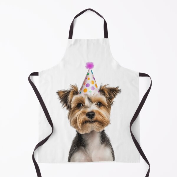 Item preview, Cute Biewer Terrier dog with Party Hat Birthday Celebration designed and sold by LazyOwlStore.