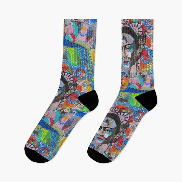 Item preview, Frida Kahlo under the starry sky designed and sold by Artedelph Sénéchal.