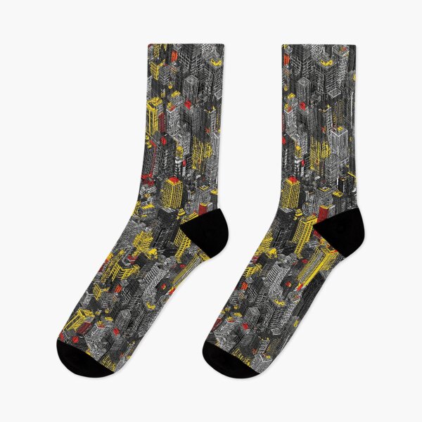 Item preview, Grayscale Pixel Architecture with Random Color Highlight designed and sold by Piotrek0001.