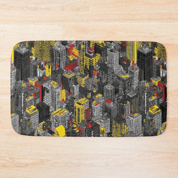 Item preview, Grayscale Pixel Architecture with Random Color Highlight designed and sold by Piotrek0001.