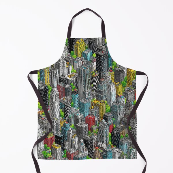 Item preview, Futuristic Pixel City with Minimal Color Infusion designed and sold by Piotrek0001.