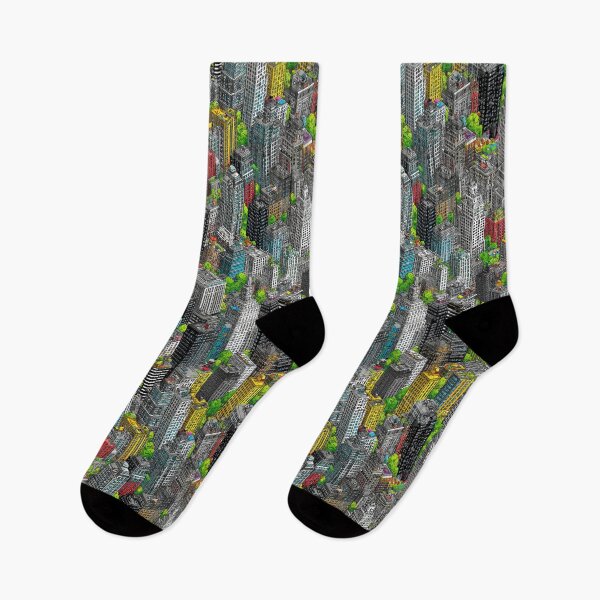 Item preview, Futuristic Pixel City with Minimal Color Infusion designed and sold by Piotrek0001.