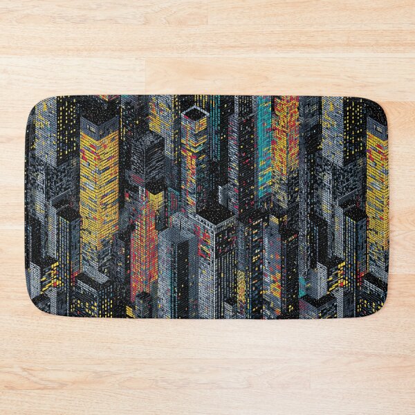 Item preview, Urban Pixel Maze with Bright Color Spark designed and sold by Piotrek0001.