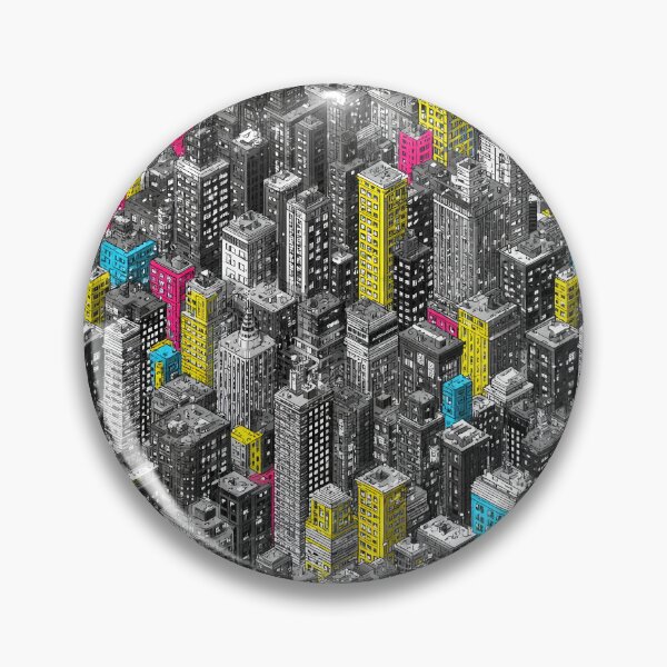 Item preview, Pixel Microcity Rendered in Grey with Color designed and sold by Piotrek0001.