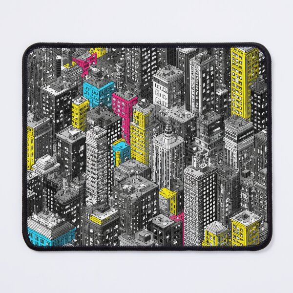 Item preview, Pixel Microcity Rendered in Grey with Color designed and sold by Piotrek0001.