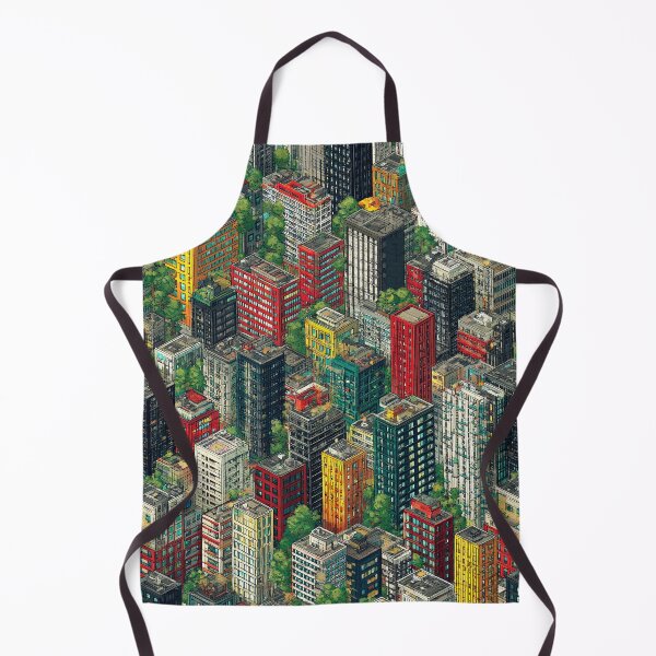 Item preview, Grey Pixel Landscape with One Color Pop designed and sold by Piotrek0001.