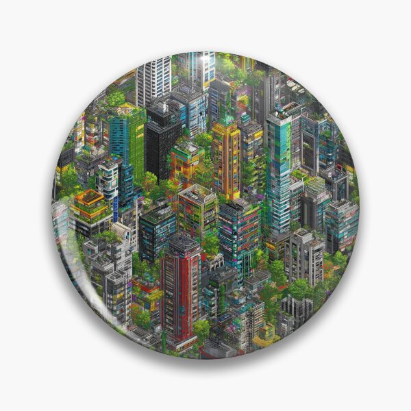 Item preview, Isometric Pixel Grid Interrupted by Color Accent designed and sold by Piotrek0001.