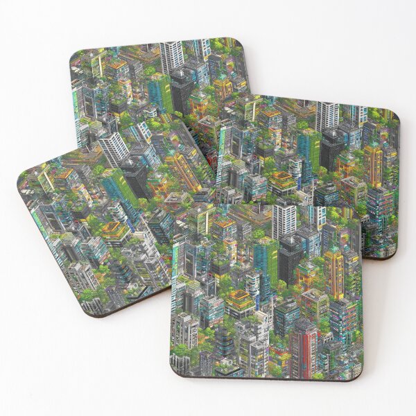 Item preview, Isometric Pixel Grid Interrupted by Color Accent designed and sold by Piotrek0001.
