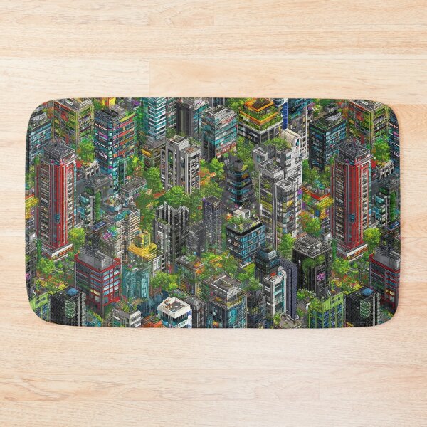 Item preview, Isometric Pixel Grid Interrupted by Color Accent designed and sold by Piotrek0001.