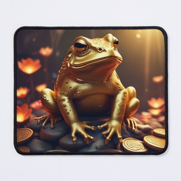 Item preview, Feng Shui money frog , golden , good luck  designed and sold by Lucky 777.