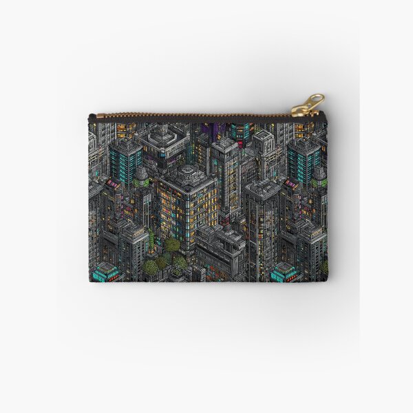 Item preview, Digital City in Grey with Random Color designed and sold by Piotrek0001.