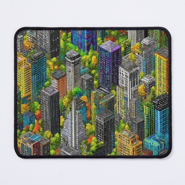 Item preview, Grayscale Pixel World Touched by Color Spot designed and sold by Piotrek0001.