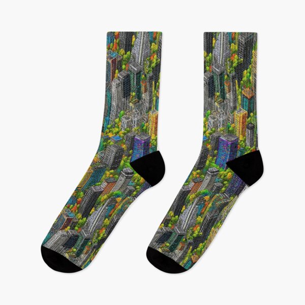 Item preview, Grayscale Pixel World Touched by Color Spot designed and sold by Piotrek0001.