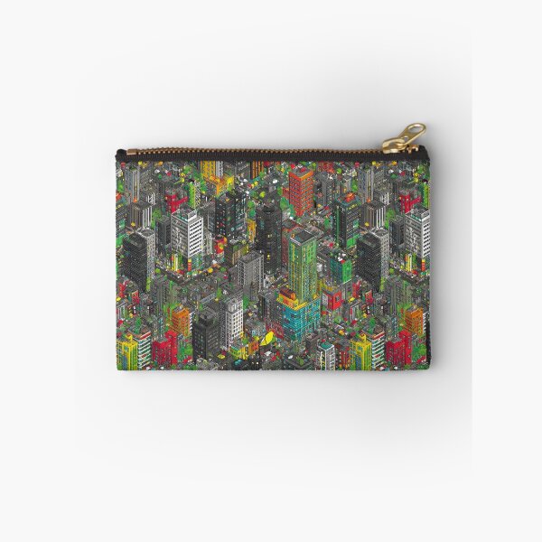 Item preview, Pixelated Urban Map with Subtle Color Disruption designed and sold by Piotrek0001.