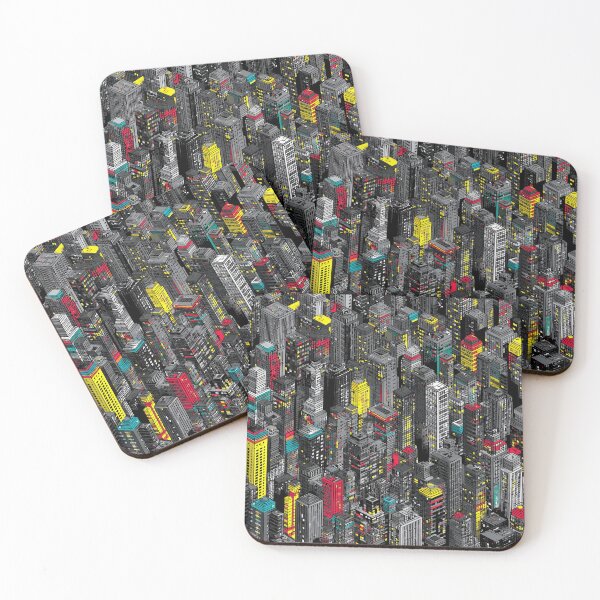 Item preview, Grey Pixel Town Enhanced by Color Element designed and sold by Piotrek0001.