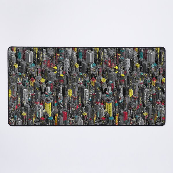 Item preview, Grey Pixel Town Enhanced by Color Element designed and sold by Piotrek0001.