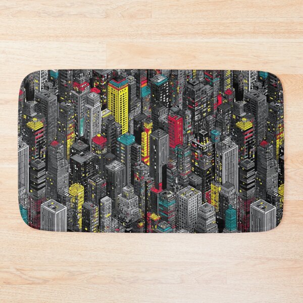 Item preview, Grey Pixel Town Enhanced by Color Element designed and sold by Piotrek0001.