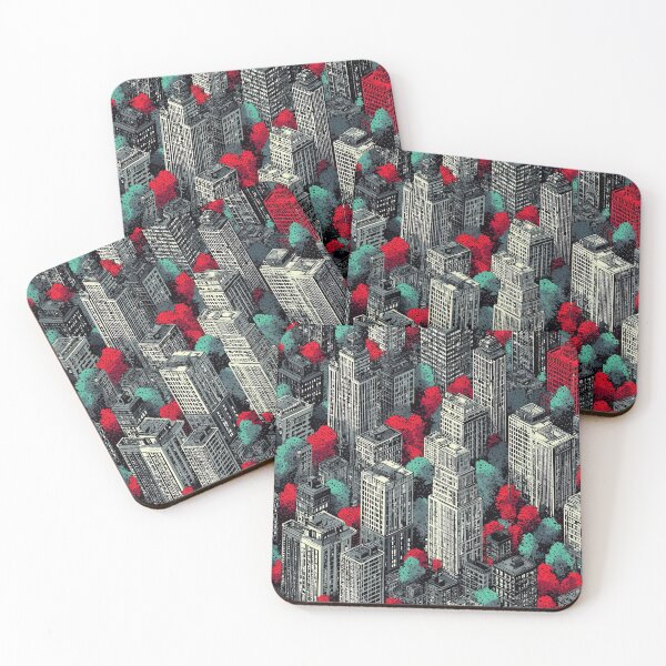 Item preview, Pixel Illustration of City with Color Glitch designed and sold by Piotrek0001.