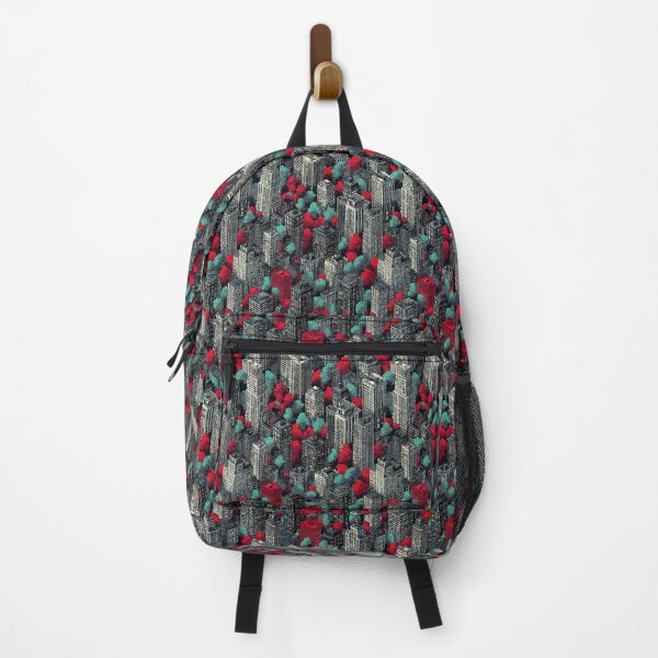 Item preview, Pixel Illustration of City with Color Glitch designed and sold by Piotrek0001.