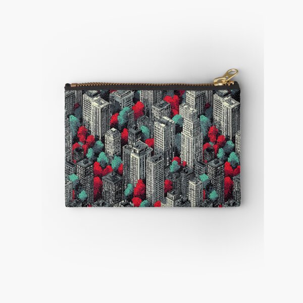Item preview, Pixel Illustration of City with Color Glitch designed and sold by Piotrek0001.