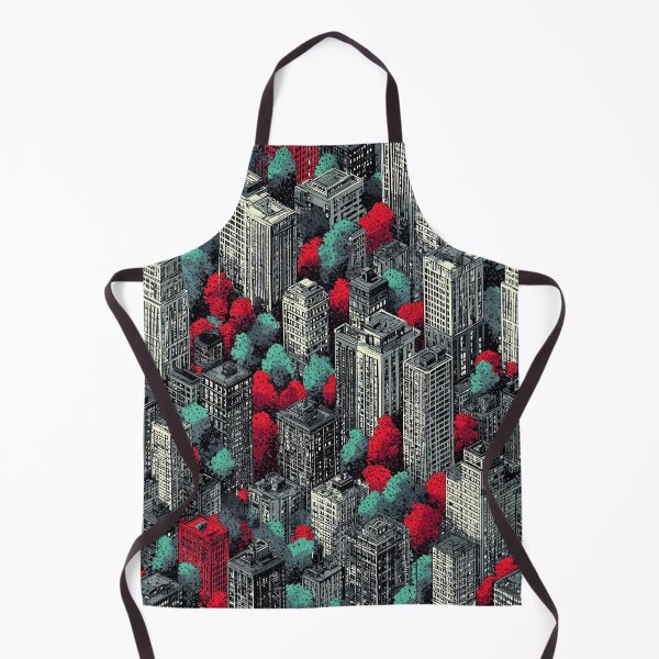 Item preview, Pixel Illustration of City with Color Glitch designed and sold by Piotrek0001.
