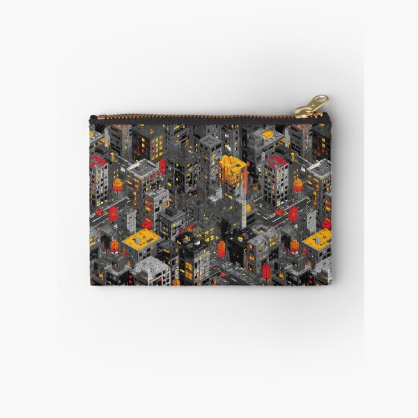 Item preview, Tiny Grey Buildings with Sudden Color Contrast designed and sold by Piotrek0001.