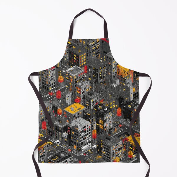 Item preview, Tiny Grey Buildings with Sudden Color Contrast designed and sold by Piotrek0001.