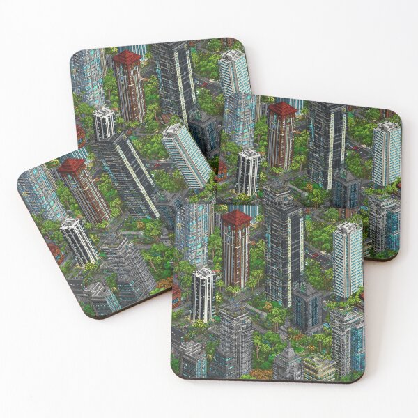 Item preview, Pixel Structures in Grey with Bright Contrast designed and sold by Piotrek0001.