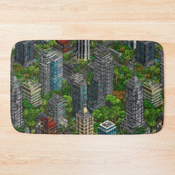 Item preview, Pixel Structures in Grey with Bright Contrast designed and sold by Piotrek0001.