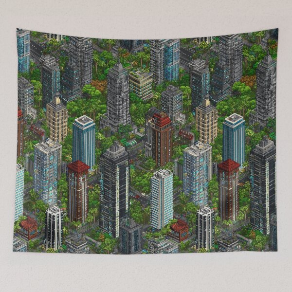 Item preview, Pixel Structures in Grey with Bright Contrast designed and sold by Piotrek0001.