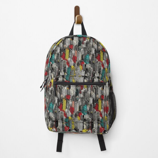 Item preview, Greyscale City Form with Lone Color Burst designed and sold by Piotrek0001.