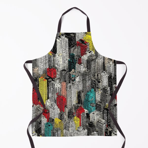 Item preview, Greyscale City Form with Lone Color Burst designed and sold by Piotrek0001.