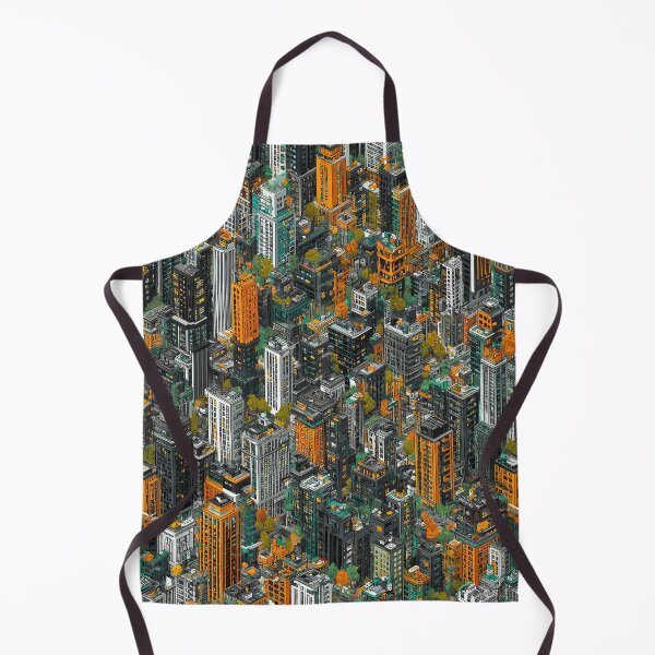 Item preview, Isometric Grey City with Touch of Color designed and sold by Piotrek0001.