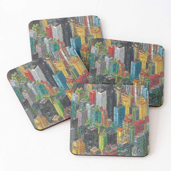 Item preview, Small Pixel Dwellings with Random Color Pop designed and sold by Piotrek0001.