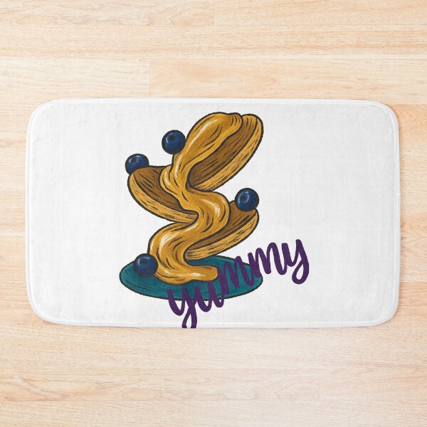 Item preview, Yummy Pancake Stack – Retro Breakfast Art with Syrup & Berries designed and sold by Asbiell.