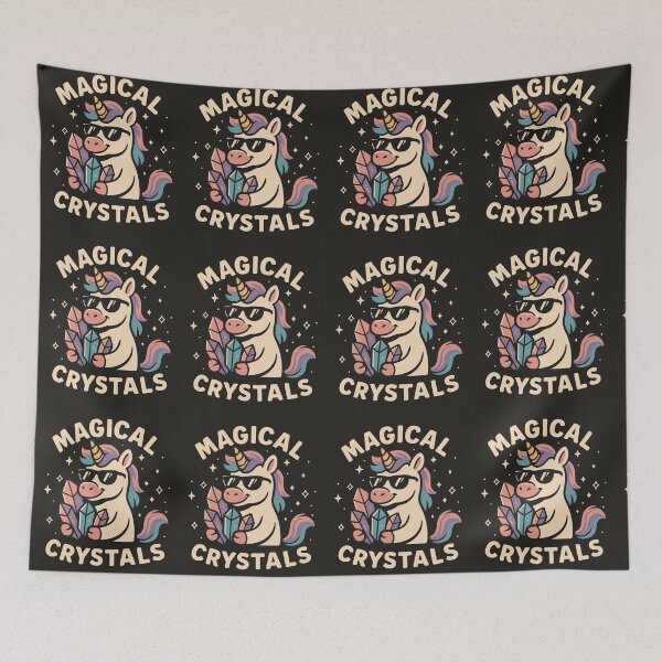Item preview, Unicorn Magical Crystal Healing designed and sold by merchloh128.