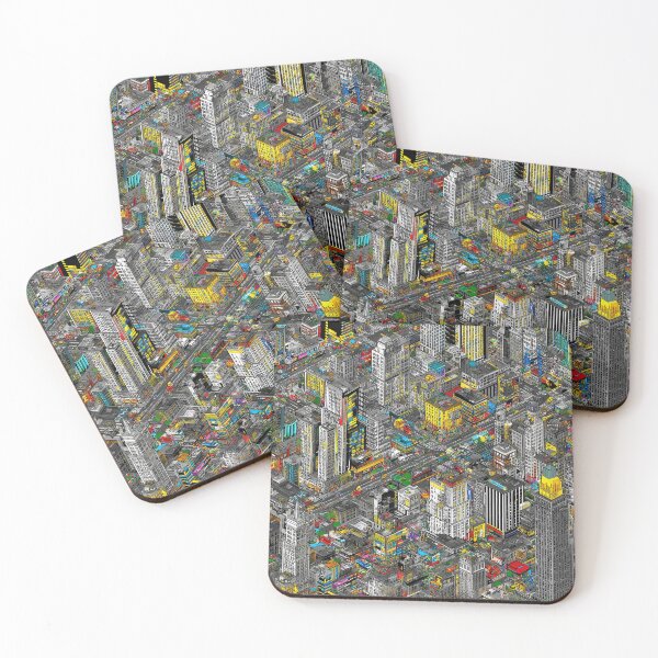 Item preview, Micro Pixel Settlement with Colorful Shift Point designed and sold by Piotrek0001.