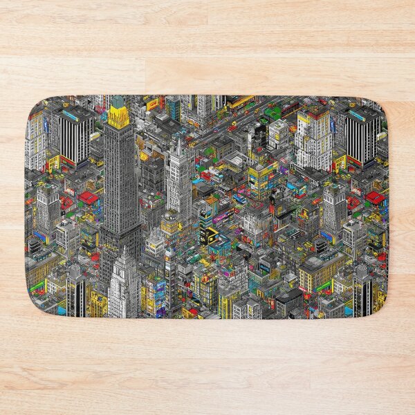 Item preview, Micro Pixel Settlement with Colorful Shift Point designed and sold by Piotrek0001.