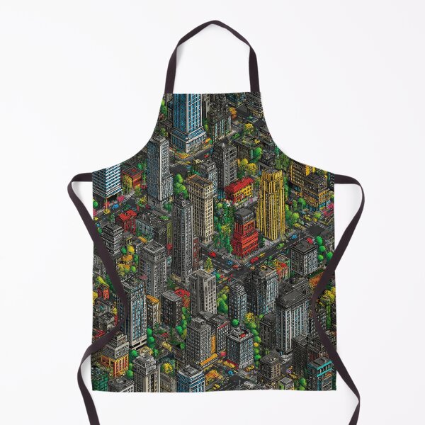 Item preview, Grey City Blocks with Singular Color Accent designed and sold by Piotrek0001.