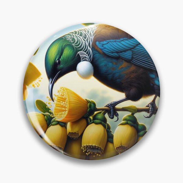 Item preview, Iconic New Zealand Bird and Bloom designed and sold by Ruru Digital .