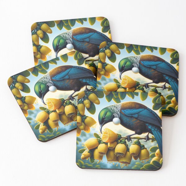 Item preview, Iconic New Zealand Bird and Bloom designed and sold by Ruru Digital .