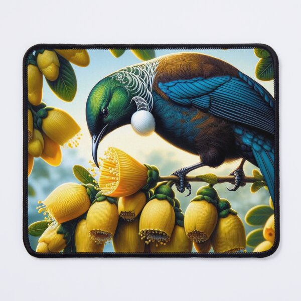 Item preview, Iconic New Zealand Bird and Bloom designed and sold by Ruru Digital .