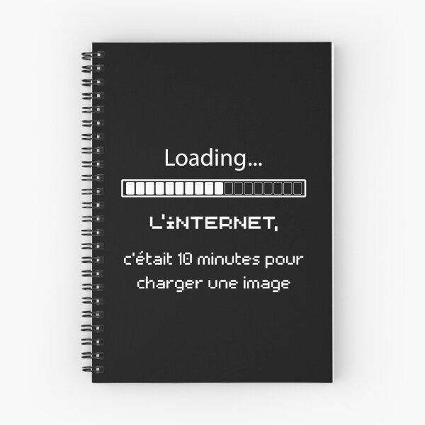 Aperçu de l'œuvre Connexion lente – L’ancêtre du suspense (White) créée et vendue par NostalgikShow.