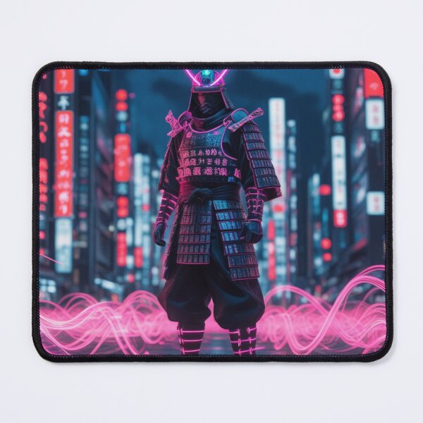 Artikelvorschau, Samurai mit Neonlichtern entworfen und verkauft von kachystore.