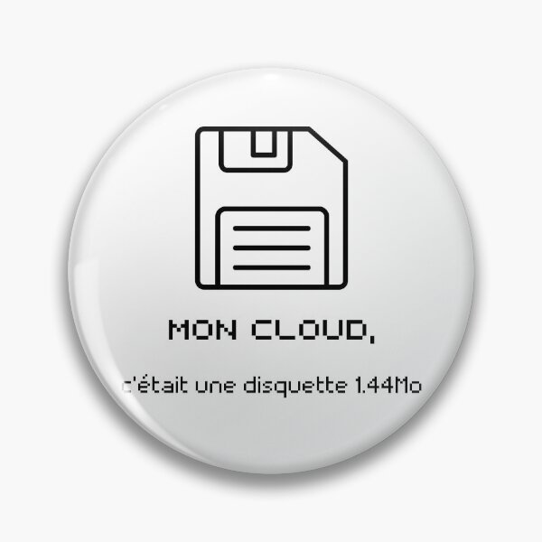 Item preview, Before the cloud, there was the floppy disk – 1.44MB of legend (Black) designed and sold by NostalgikShow.