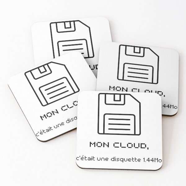 Item preview, Before the cloud, there was the floppy disk – 1.44MB of legend (Black) designed and sold by NostalgikShow.