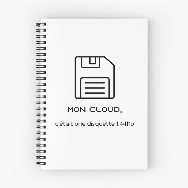 Item preview, Before the cloud, there was the floppy disk – 1.44MB of legend (Black) designed and sold by NostalgikShow.