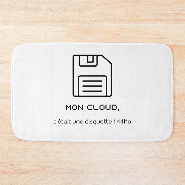 Item preview, Before the cloud, there was the floppy disk – 1.44MB of legend (Black) designed and sold by NostalgikShow.