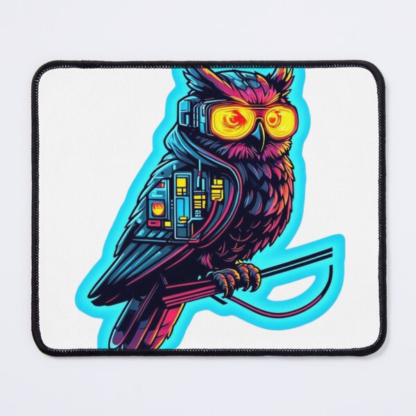 Item preview, Cyber Owl Rush Aestetic, Trendy,Reloaded, Viral Drop 2025 designed and sold by Imaginarium of Chaos falcon88 .